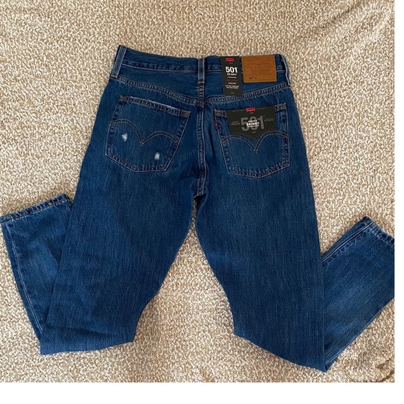 High Rise Skinny Levi’s Jeans Button Fly Size 4 NWT - Picture 3 of 5